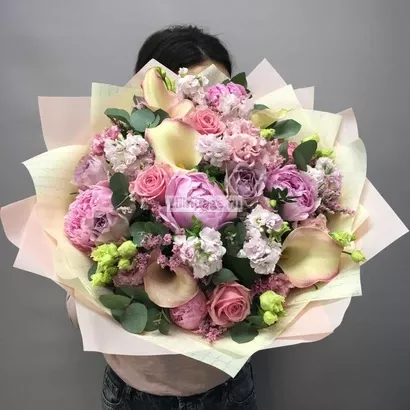 Букет цветов "Закат на двоих". Цена – 30130 руб. Арт – 1303 - №1